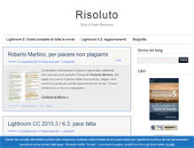 Tablet Screenshot of paoloavezzano.com